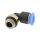 IQS Mini L - Steckverschraubung mit Außengewinde M 5 - 3 mm Winkelsteckanschluss