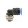 IQS Mini L - Steckverschraubung mit Außengewinde M 5 - 3 mm Winkelsteckanschluss