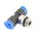 IQS Mini TE - Steckverschraubung mit Außengewinde M 5 - 3 mm T-Stück