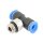 IQS Mini TE - Steckverschraubung mit Außengewinde M 5 - 3 mm T-Stück