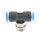 IQS Mini TE - Steckverschraubung mit Außengewinde M 5 - 3 mm T-Stück