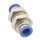 IQS Schott - Steckverbindung aus Messing vernickelt Steckanschluss 4 mm, IQS-Standard