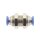 IQS Schott - Steckverbindung aus Messing vernickelt Steckanschluss 4 mm, IQS-Standard