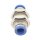 IQS Schott - Steckverbindung aus Messing vernickelt Steckanschluss 4 mm, IQS-Standard