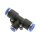 IQS T-Steckanverbindung reduzierend 10mm-6mm, IQS-Standard Pneumatik T-Verbinder