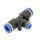 IQS T-Steckanverbindung reduzierend 10mm-6mm, IQS-Standard Pneumatik T-Verbinder